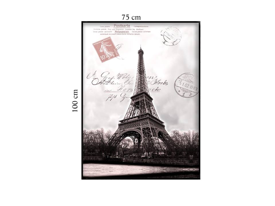 Tranh Tháp Eiffel - Trái Tim Paris - HD968
