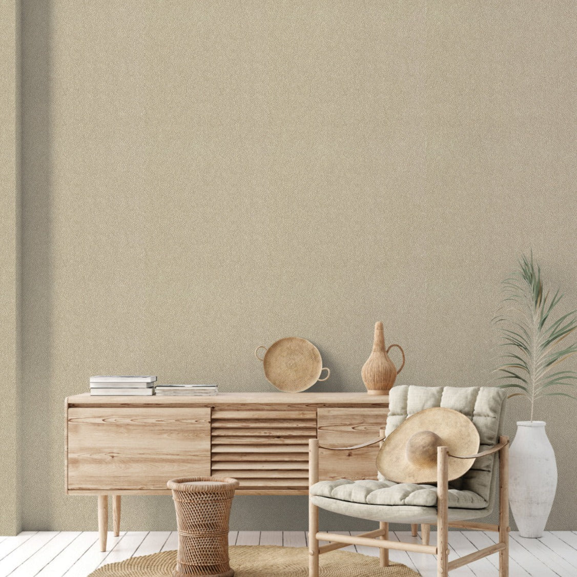 Giấy Dán Tường Beige Color