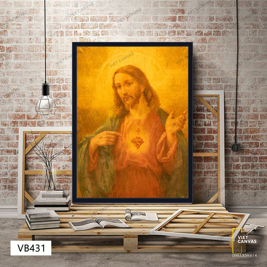 Tranh Trái Tim Chúa - VB431