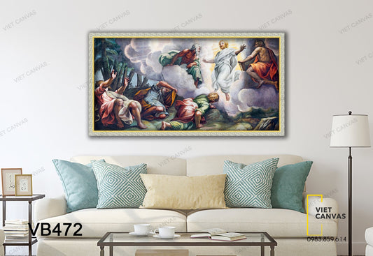 Tranh Chúa Giesu Biến Hình Trên Núi Tabore - VB472