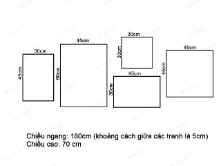 Bộ 5 Tranh Hươu, Hình Mặt Người Và Quotes - VW300.3