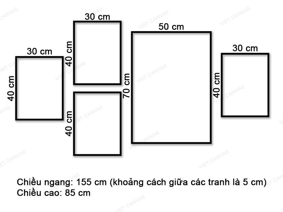 Bộ 5 Tranh Lá Cây Và Quotes - VZ297.2