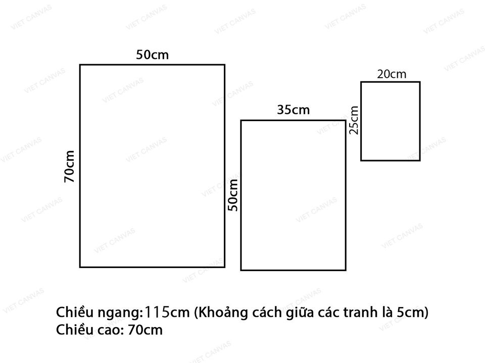 Bộ 3 Tranh Quotes Và Lá Cây Vàng - VZ609.2