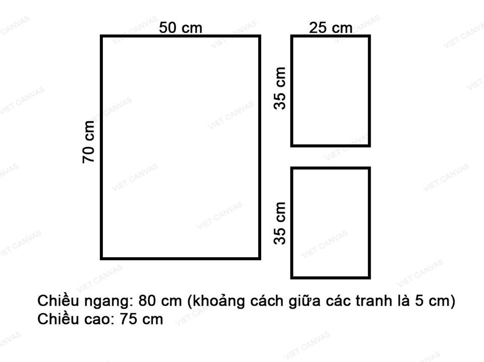 Bộ 3 Tranh Lá Cây Xanh, Đồi Núi Và Quotes - VZ297.5