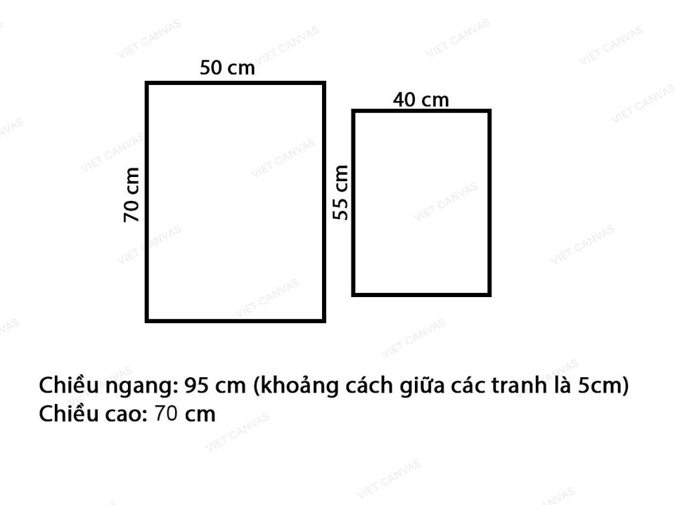 Bộ 2 Tranh Hoa Và Cây Dễ Thương - VZ298.2