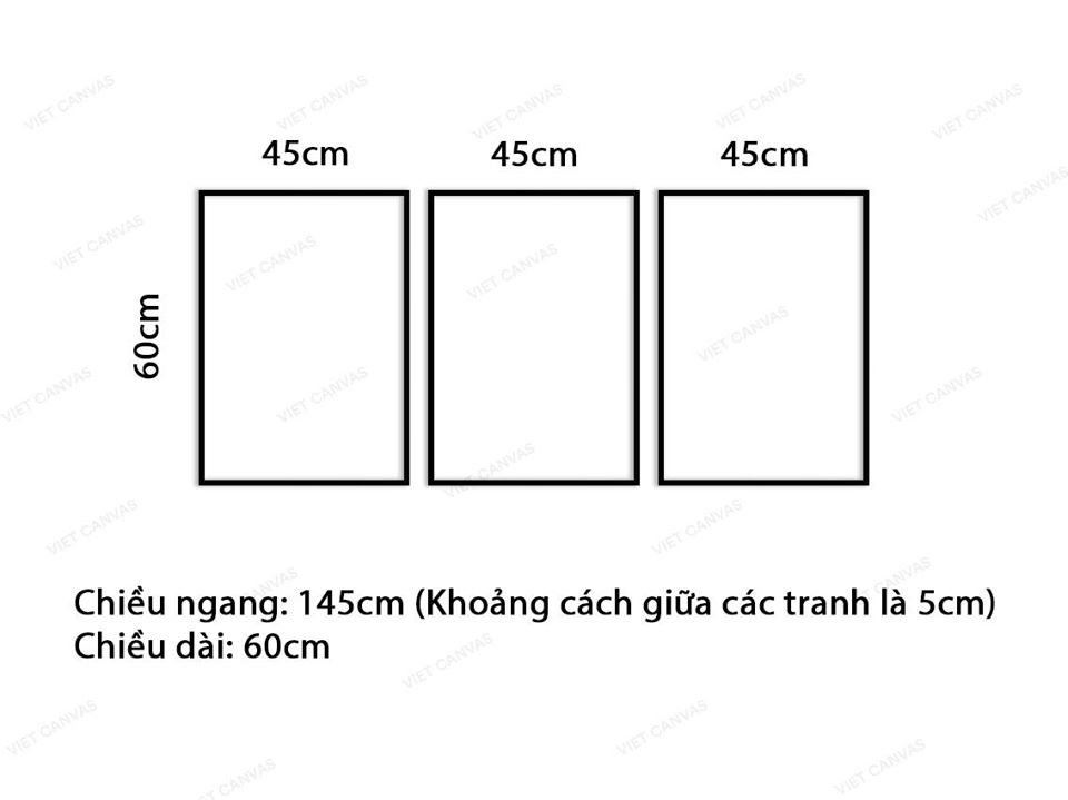 Bộ 3 Tranh Cây Và Lá Cổ Điển - VY074.3