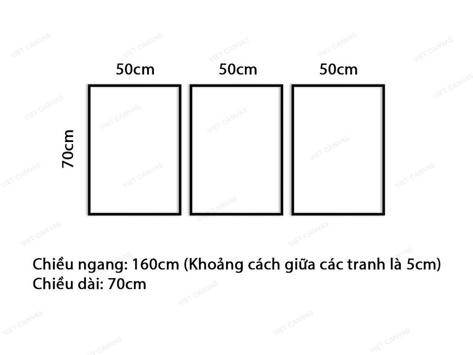 Bộ 3 Tranh Cây Và Lá Cổ Điển - VY074.3