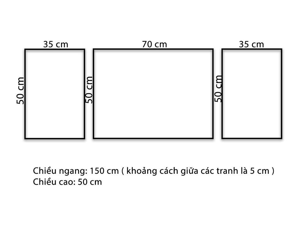 Bộ 3 Tranh Hoa Nở Ấn Tượng - VZ293