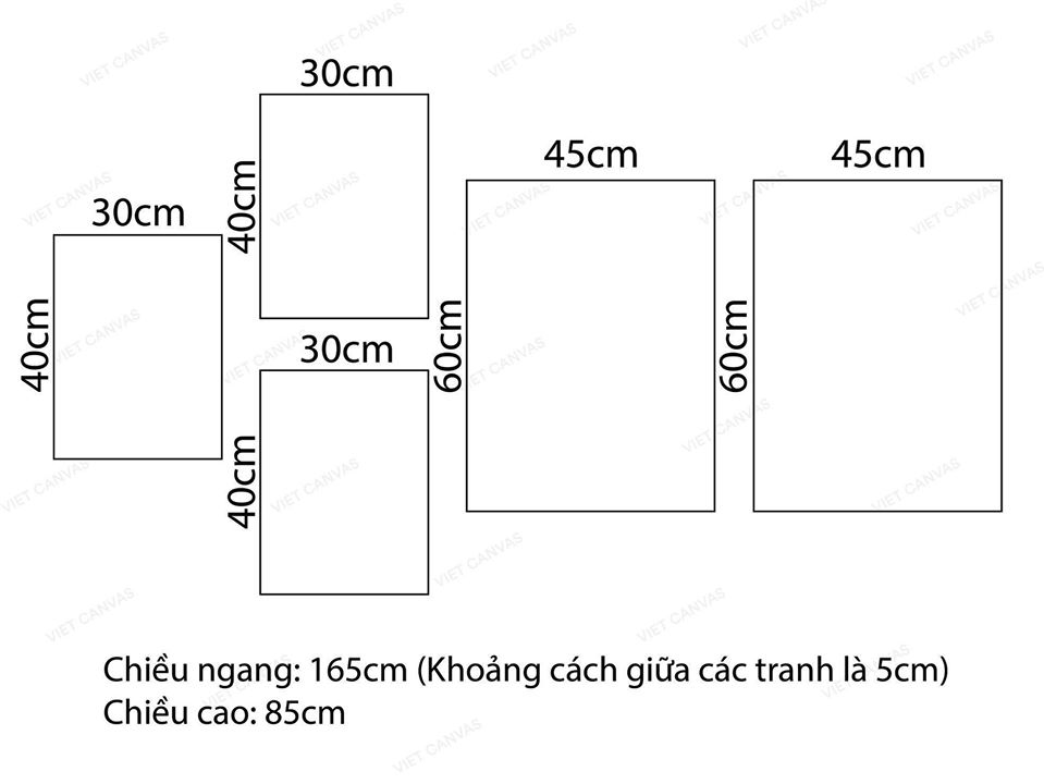 Bộ 5 Tranh Chú Ong, Ngựa Vằn, Lá Xanh, Dụng Cụ Nấu Ăn Và Quotes - VZ120.2