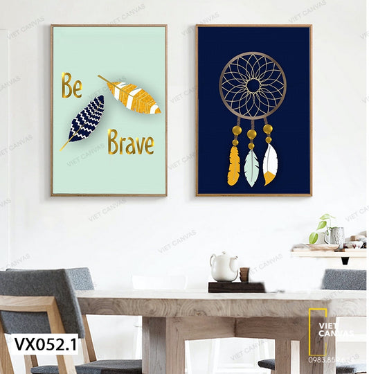 Bộ 2 Lông Vũ Và DreamCatcher- VX052.1