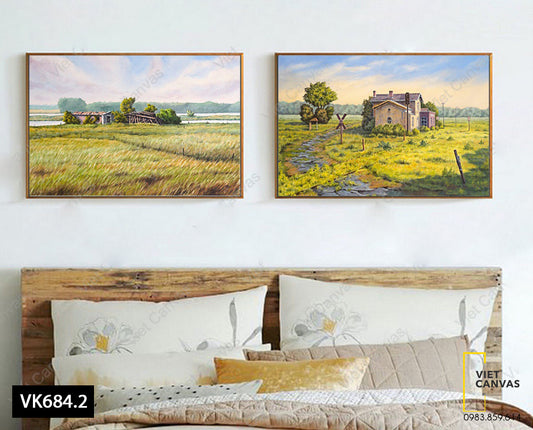 Bộ 2 Tranh Cánh Đồng - VK684.2