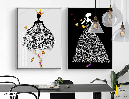 Bộ 2 Tranh Công Chúa - VY340.1