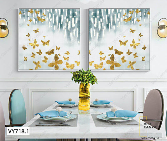Bộ 2 Tranh Đàn Bướm Bay - VY718.1