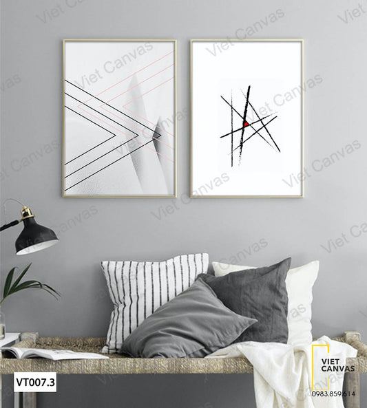Bộ 2 Tranh Những Đường Kẻ - VT007.3