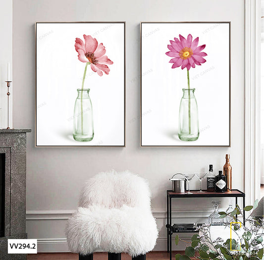 Bộ 2 Tranh Lọ Hoa - VV294.2