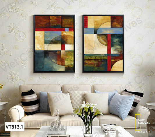 Bộ 2 Tranh Trừu Tượng - VT813.1