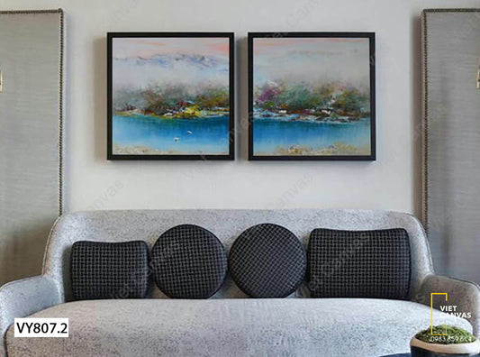 Bộ 2 Tranh Khu Rừng Yên Bình - VY807.2