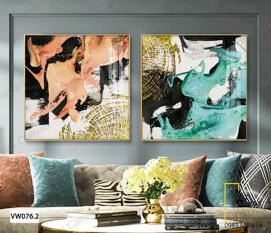 Bộ 2 Tranh Trừu Tượng - VW076.2