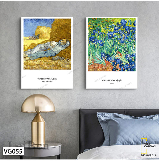 Bộ 2 Tranh Nghệ Thuật Van Gogh - VG055
