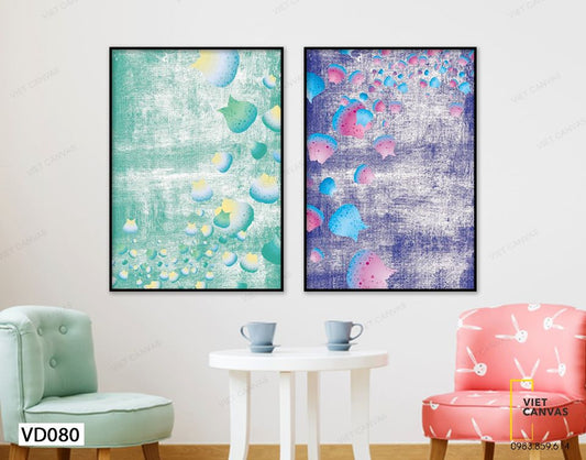 Bộ 2 Tranh Búp Hoa Chớm Nở - VD080