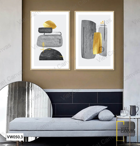 Bộ 2 Tranh Những Viên Đá Quý - VW050.3