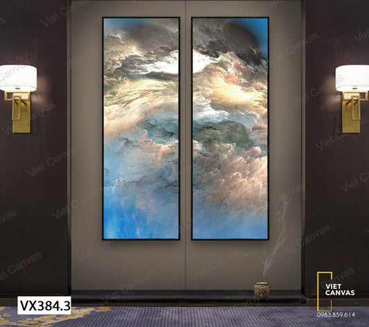 Bộ 2 Tranh Sắc Màu Của Mây - VX384.3