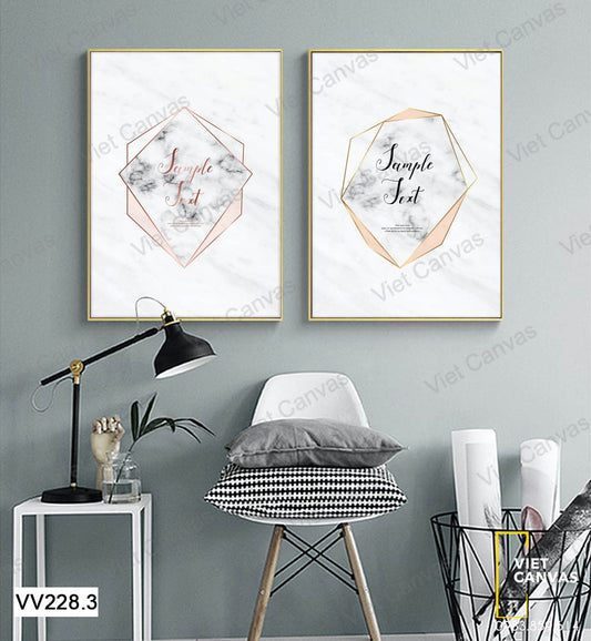 Bộ 2 Tranh Hình Học - VV228.3