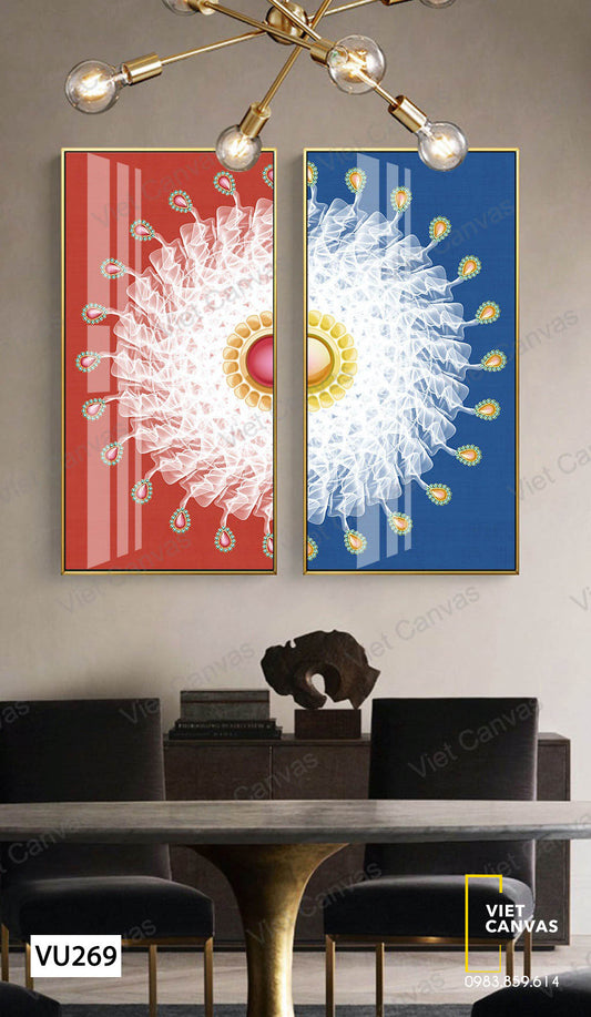 Bộ 2 Tranh Hai Nửa Vòng Tròn - VU269