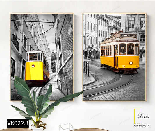 Bộ 2 Tranh Xe Lửa - VK022.3