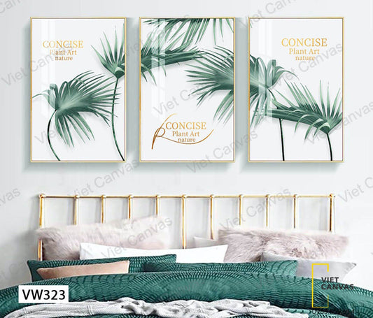 Bộ 3 Tranh Cây Cọ Xanh - VW323