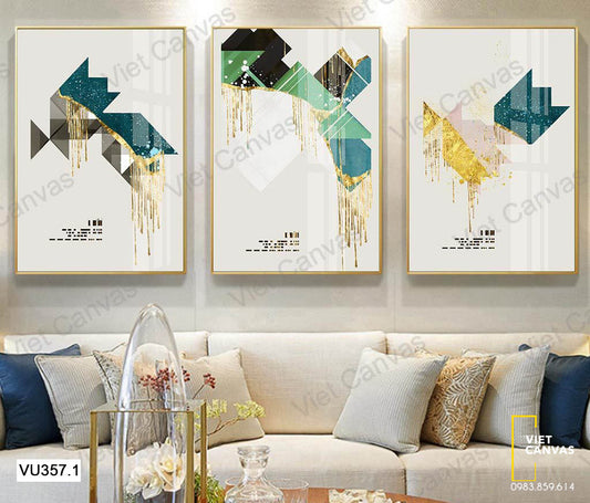 Bộ 3 Tranh Trừu Tượng - VU357.1