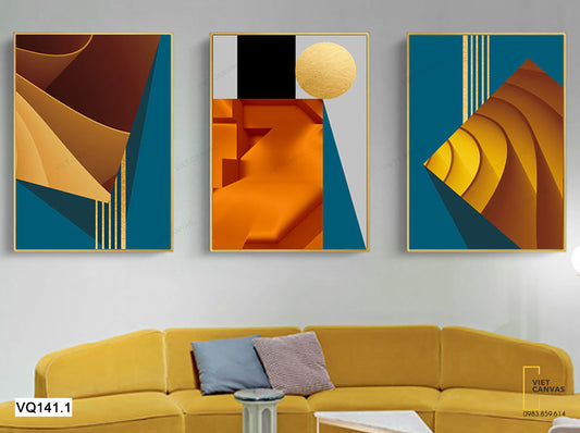 Bộ 3 Tranh Hình Học - VQ141.1
