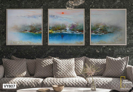 Bộ 3 Tranh Khu Rừng Yên Bình - VY807