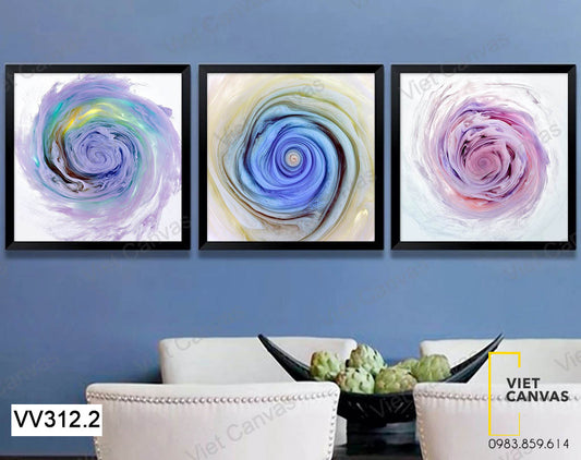 Bộ 3 Tranh Những Bông Hoa - VV312.2