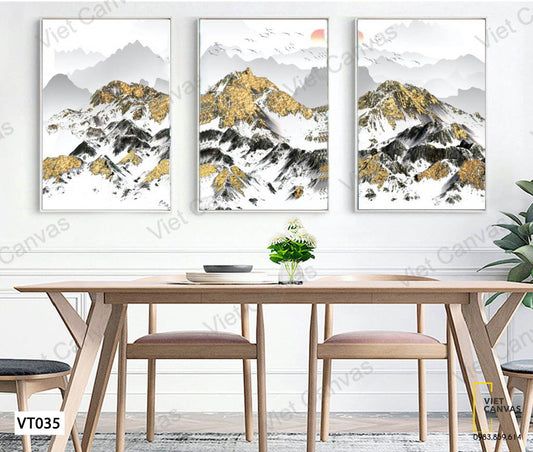 Bộ 3 Tranh Ngọn Núi - VT035
