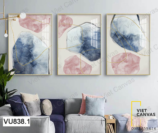 Bộ 3 Tranh Trừu Tượng - VU838.1