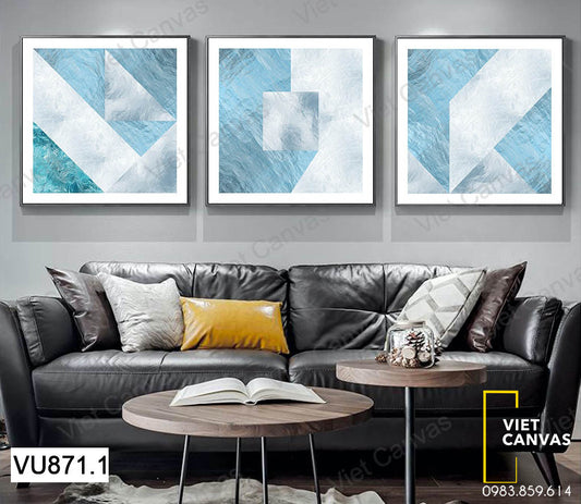 Bộ 3 Tranh Trừu Tượng - VU871.1