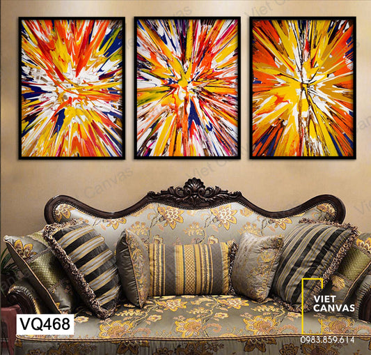 Bộ 3 Tranh Trừu Tượng - VQ468