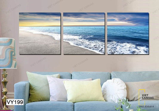 Bộ 3 Tranh Về Biển Cả Rộng Lớn - VY199