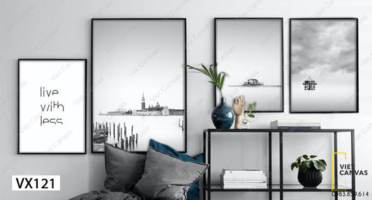 Bộ 4 Tranh Bầu Trời - VX121