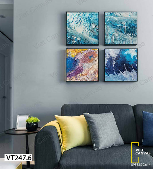 Bộ 4 Tranh Trừu Tượng - VT247.6