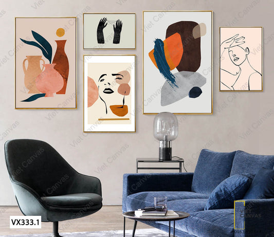 Bộ 5 Tranh Cảnh Vật - VX333.1