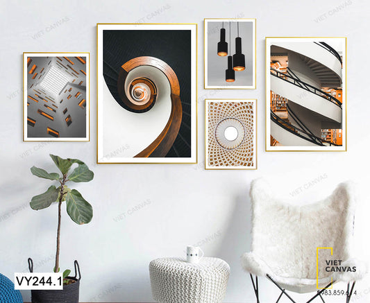 Bộ 5 Tranh Những Chiếc Đèn Tỏa Sáng - VY244.1