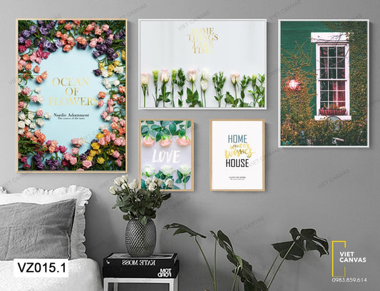 Bộ 5 Tranh Something Take Time - VZ015.1