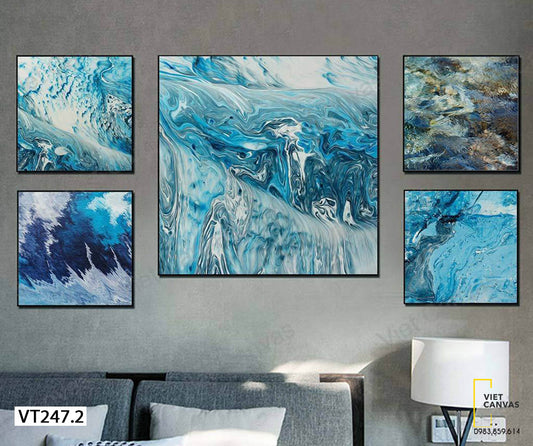 Bộ 5 Tranh Trừu Tượng - VT247.2