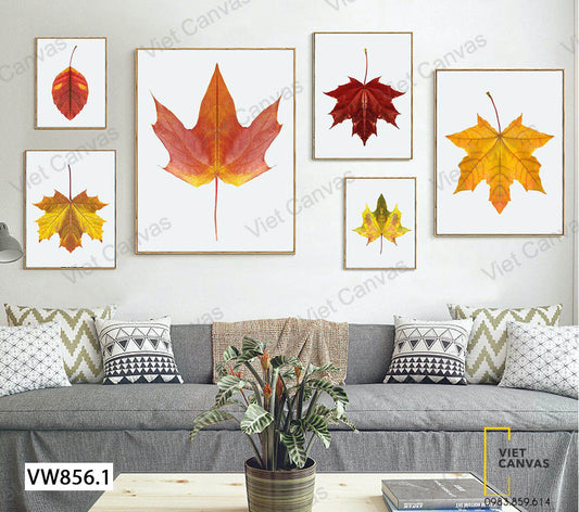 Bộ 6 Tranh Những Chiếc Lá Khô - VW856.1