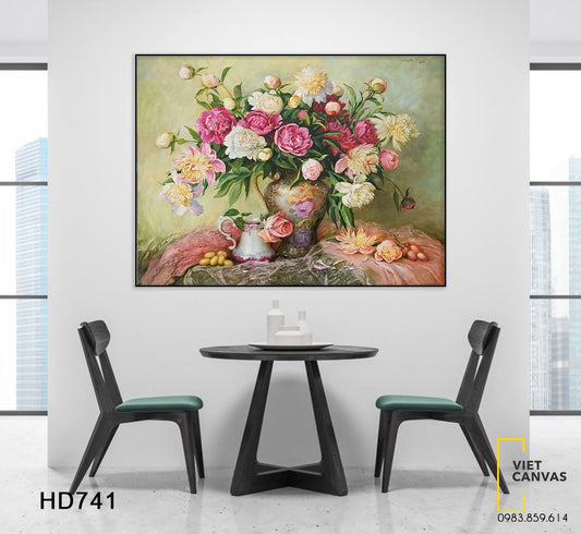 Tranh Lọ Hoa Xinh Đẹp - HD741