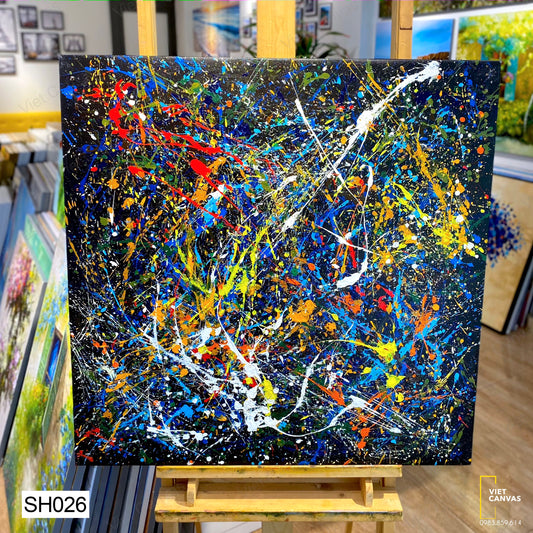Tranh Sơn Dầu Trừu Tượng - SH026