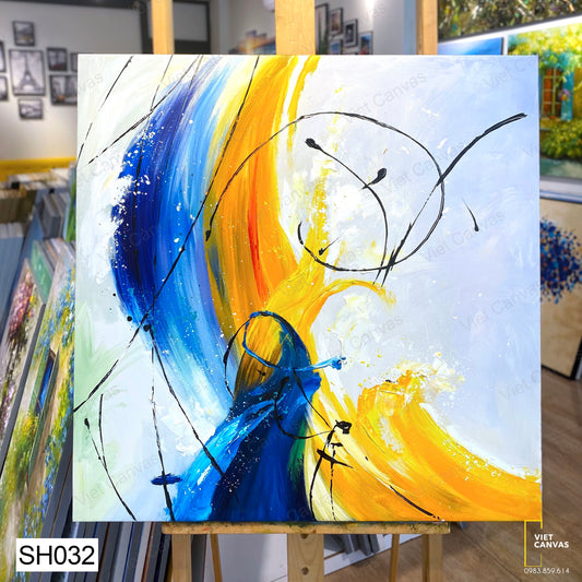Tranh Sơn Dầu Trừu Tượng  - SH032
