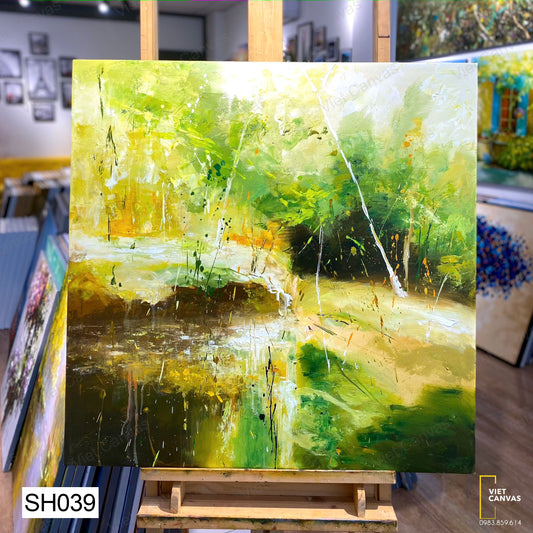 Tranh Sơn Dầu Trừu Tượng - SH039